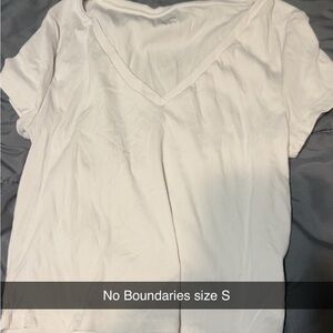 No Boundaries White Crop Top